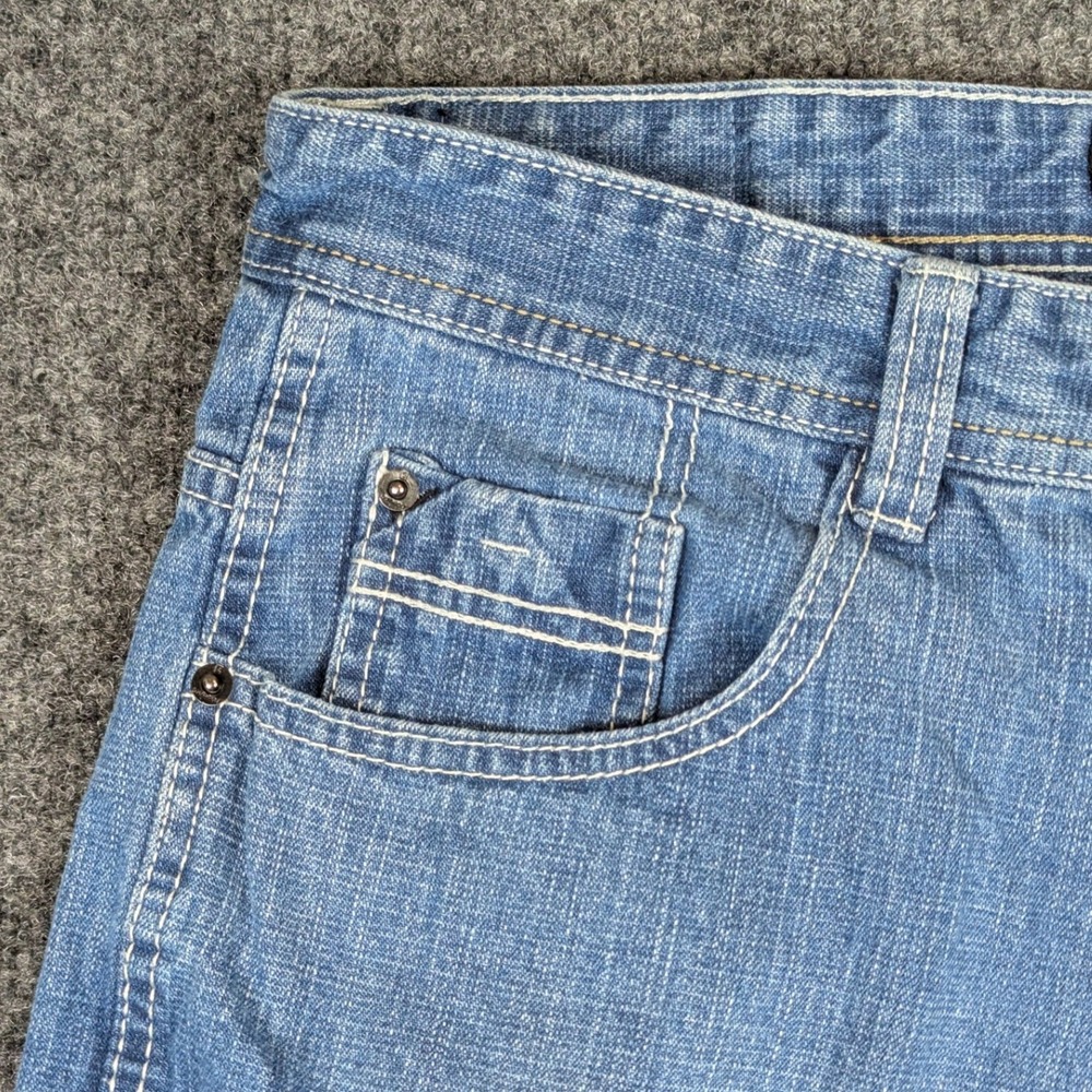 Southpole Relaxed Fit Denim Shorts Light Wash Blue Mens Size 32 Y2K Streetwear - Picture 5 of 14